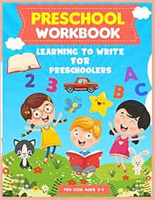 Preschool workbook - learning to write for preschoolers: Preschool