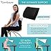 COMFYSURE Lumbar Support Seat Back Cushion – Memory Foam with Removable Mesh Cover - Lower Back Pain Relief, Helps Posture - Fits Most Office, Desk, Computer Chairs and Car Seats