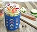 JarJackets Silicone Mason Jar Protector Sleeve - Fits Ball, Kerr 16oz (1 pint) WIDE-Mouth Jars | Package of 3 (Midnight) …
