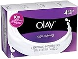 Olay Age Defying Beauty Bar Soap, 4 ct