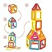Magnetic Blocks - Magnetic Building Tile Set 67 PCS with Car Wheels, Educational Construction Toys for Baby, Kids, Girls, and Boys with Bonus - Number Cards & Stylish Storage Bag