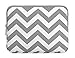 MOSISO iPad Pro 11 2018 Case Sleeve, Compatible 9.7 Inch iPad Pro, Surface Go 2018, iPad Air 2/Air (iPad 6/5), iPad 1/2/3/4 , Canvas Fabric Protective Slim Pouch Cover, Chevron Gray
