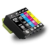 INKUTEN Remanufactured Ink Cartridge Replacement for 410XL T410 High Capacity (1 Black, 1 Cyan, 1 Magenta, 1 Yellow, 1 Photo Black) 5-Pack Compatible with XP-635 XP-640 XP-830 XP-530 XP-630