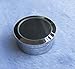 Mini Diameter 1.3 inch Loose Diamond or Gemstone Display Box Case Holder Show Container Metal(Silver)