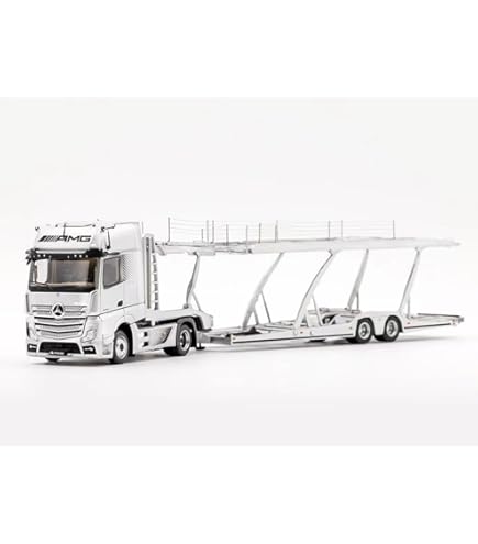 Amazon.com: MINI GT - Mercedes-Benz Actros w/Racing Transporter