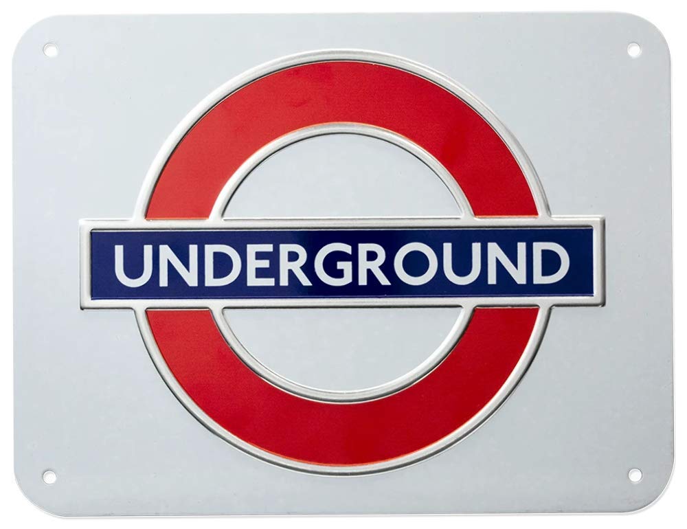 GWC London Underground Sign, Underground, Medium Metal Sign