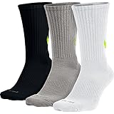 Nike Dri-FIT Cotton Swoosh HBR Crew Socks 3 Pack