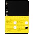 Nitoms S4115 STALOGY Notebook, A6, Squared, 1/2 Ear, Black