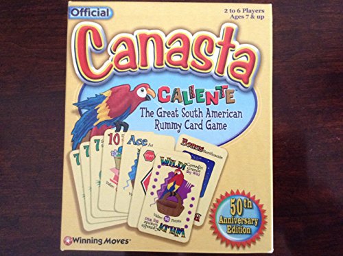 Official 50th Anniversary Edition Canasta Caliente the Great South American Rummy Card Game By Winning Moves