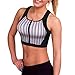 CtriLady Women’s High Impact Neoprene Wetsuit Crop Tank Top Full Cup Sport Bra Vest for Surfing Snorkeling Paddling
