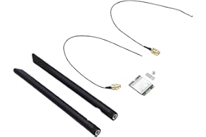 ciciglow Wi Fi Card, 1800Mbps Wi Fi 6E Network Card 5G 2.4GHz, M.2 NGFF 2230 Bluetooth 5. Dual Band, Supports for Wins 11/10 