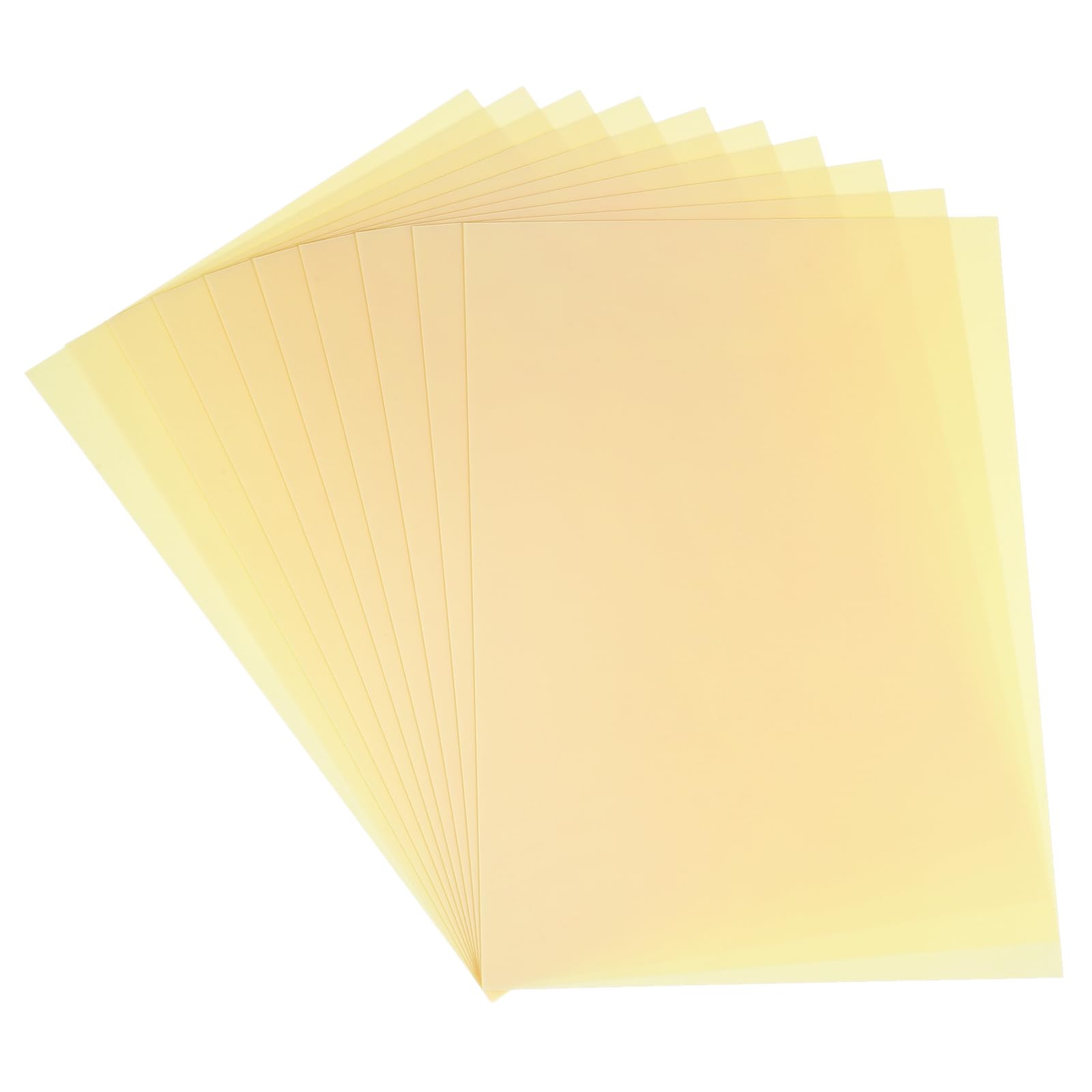 sourcing map 10 Pcs Shrink Plastic Sheets, 8x12 Inch Shrink Films Paper Heat Shrink Art Paper for Making Earrings, Necklace, Keychains DIY Crafts Project, Beige