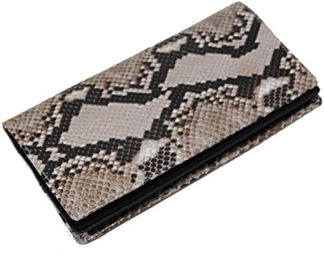 Made in Japan Men's Long Wallet with Coin Pocket Python