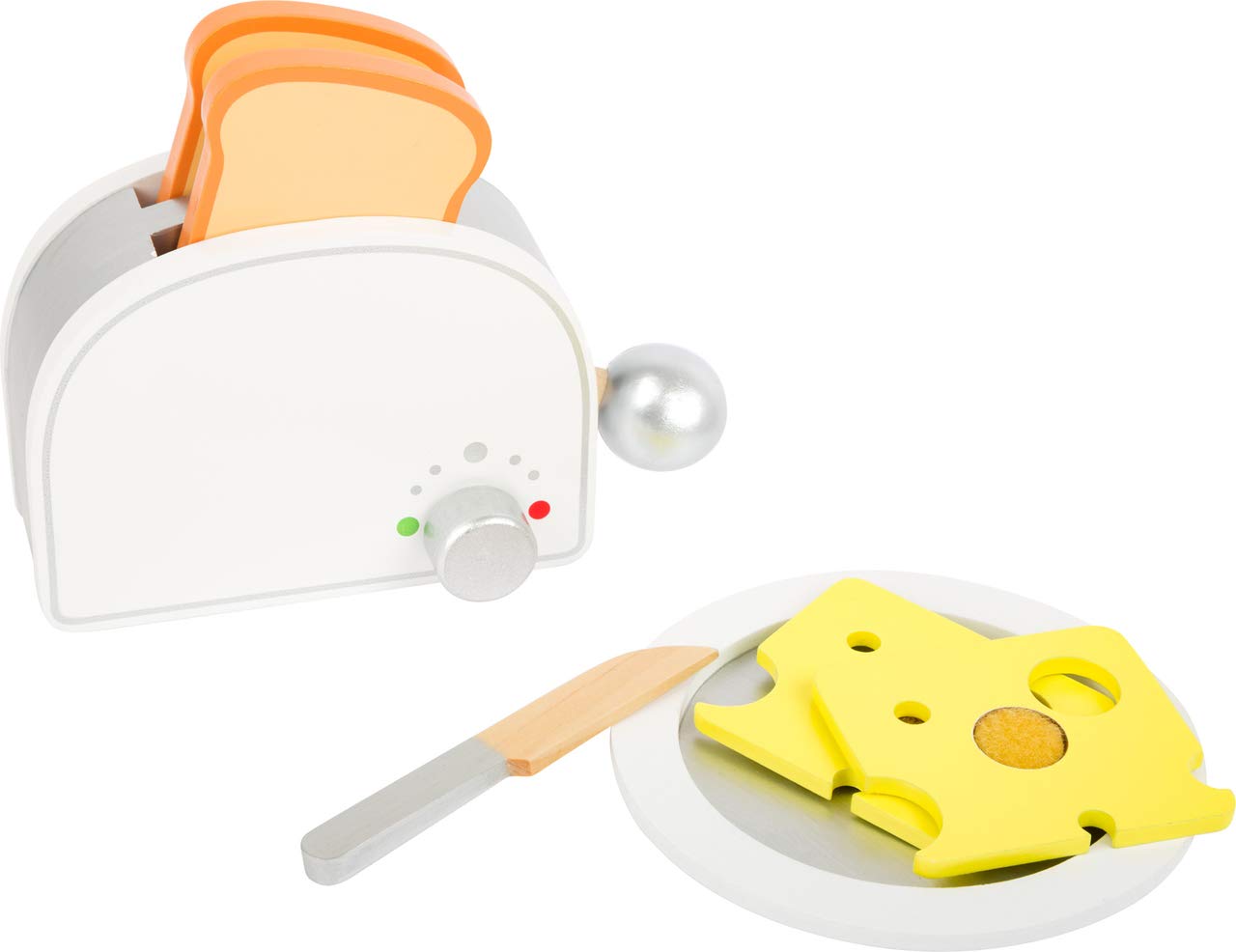 small foot 10594 Breakfast set "children's kitchen" made of wood, including toaster with lever function, toasts and much more, from 3 years on — image 1
