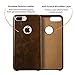 iPhone 7 Plus Case, ALYEE Ultra Thin Real Genuine Leather Protective Case Cases Covers for iPhone7 Plus 5.5 inch(Coffee)