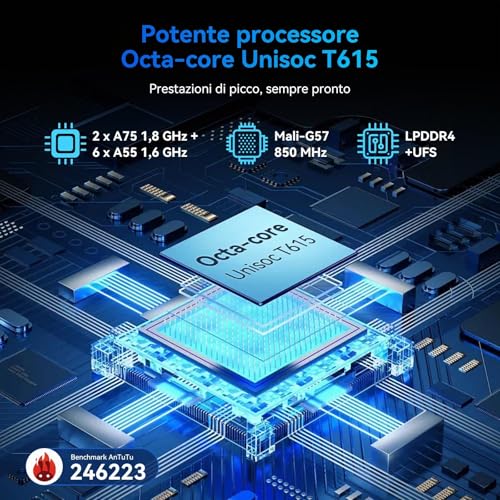 TABWEE 11 Inch Android 16 Tablet with Keyboard, 24GB RAM+128GB ROM+2TB Expansion, Octa-Core T615, 1920x1200 FHD+IPS, Gemini AI, 8000mAh, 13MP+5MP, 5G WiFi/GPS/Split-Screen/Face ID/BT5.0