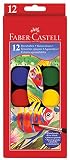 Faber-Castell Watercolor Paint Set With Brush - Premium Washable Watercolors for Kids