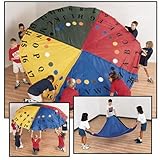US Games Multi-Purpose Sectional Parachute, 12-Feet