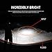 AutoTime 2 Pack 3.5 Inches 25W LED Work Light Flood Spot Combo Beam 6000K White Led Pods Light Small Offroad Driving Fog Light for Motorcycle Jeep SUV Truck Wrangler Boat Tractor