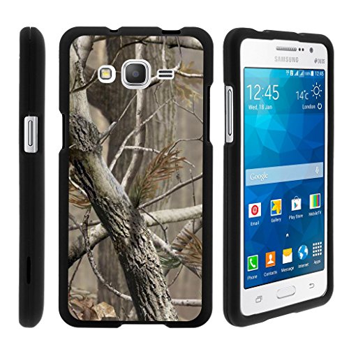 MINITURTLE Case Compatible w/ Miniturtle [Samsung Galaxy Grand Prime case, Grand Prime Cover] [Snap Shell] 2 Piece Hard Plastic Case Hunter Camouflage
