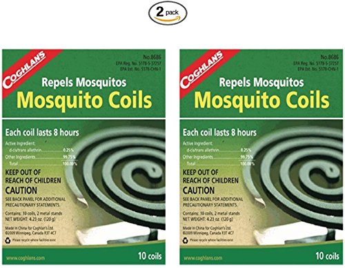 Coghlan's 8686 Mosquito Coil - 10 Coils (Pack of 2)