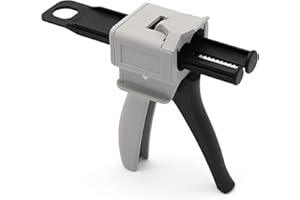 INGOULUT 50ml Dispenser Gun Kit, Epoxy Glue Gun, Impression Mixing Dispensing Gun, 1: 1/1: 2 AB Ratio
