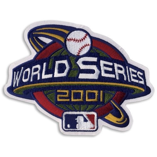 2001 World Series MLB Baseball Jersey Sleeve Patch - Arizona Diamondbacks over New York Yankees