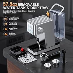 MONURO Espresso Machine, 20Bar Compact Stainless