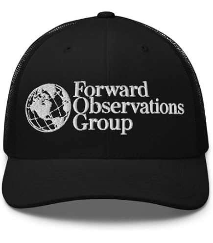 Forward Observations Group Hat - Fog Hat Black, One Size at Amazon