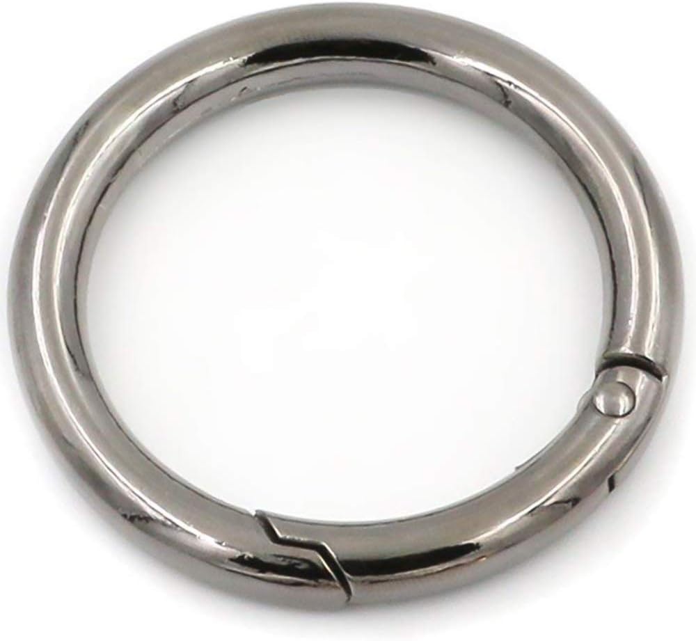 Anneaux Porte-clés Ovales Argent 925 (lot 2) 10x7mm Pour Création