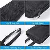URAQT Car Seat Side Organizer 2 Pcs with 3 Pockets Mesh Front Seat Storage Bag view 2