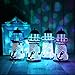 YESURPRISE Anchor Lighthouse Night Light Lamp Home Décor Color Changing LED Lantern Openwork Nautical Gifts for Kids Living Room Kitchen Desk Table Mediterranean Style Ocean Sea Beach Decoration