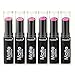 6pc Nabi Cosmetics Professional Matte Lipstick Set of 6 Pink Colors
