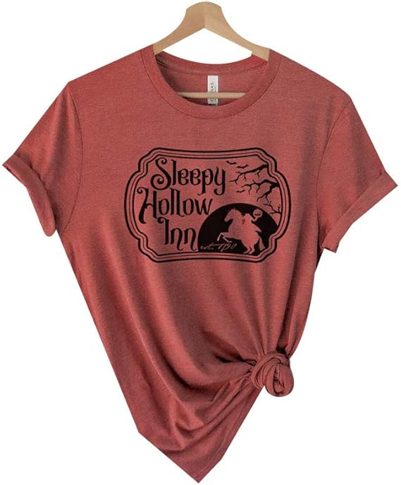 Amazon.com: H-Halloween Shirt, S.sleepy H.hollow Shirt, Horseman Shirt, H-Halloween Shirt ...