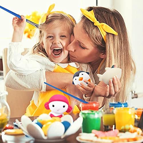 LovesTown Squishy Making Kit, 5 PCS DIY Squishies Ocean Animal Squishies Slow Rising Jumbo Animal Paint Your Own Squishies for Birthday Gifts