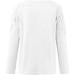iPOGP Women's Round Neck Solid Color Hollow