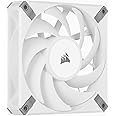 Corsair AF120 Elite, High-Performance 120mm PWM Fluid Dynamic Bearing Fan with AirGuide Technology (Low-Noise, Zero RPM Mode Support) Single Pack - White