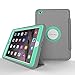 Ipad Mini Case, Jo-box-mall Auto Sleep Ipad Mini 3 Case,tpu+pu Ultra Slim Light Weight Protective Anti-stain. Bracket. Popular and Fashion Design for Ipad Mini 1/2/3(hot blue)