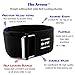 Weight Lifting Belt by D-Fit, for Men & Women, Low Back Support, Ideal for Olympic Lifts, Crossfit, Squats, Deadlift, Gym & Fitness, 4” Nylon, Self-Locking Buckle, 1 Year Warranty (Large 36”-40”)