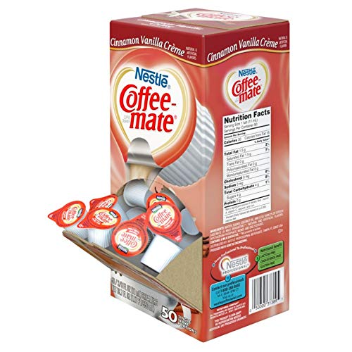 Coffee-mate Liquid Creamer Singles - Cinnamon Vanilla Creme - 50 ct - Thumbnail 2