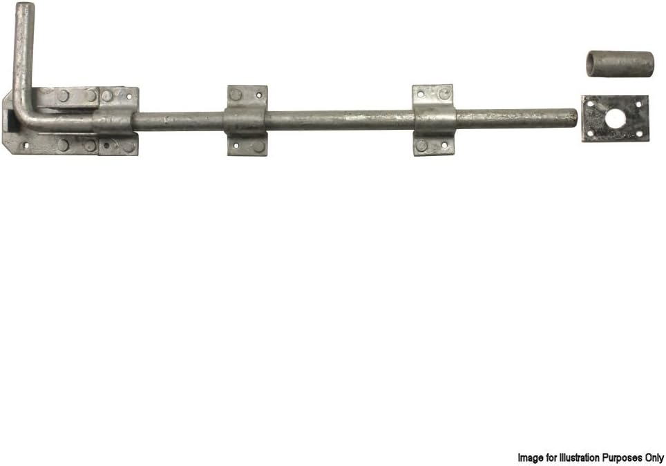300mm 12'' No.260 Galvanised Traditional Garage Door Drop Bolt Amazon