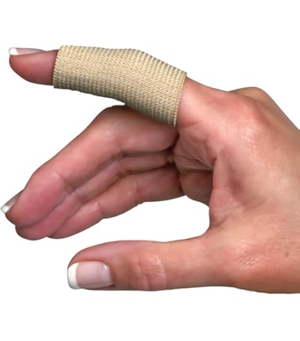Ynaize Adjustable Finger Splint - 2 Pack For Sports (Basketball, Volleyball) & Daily Support, One Size Fits Most (Medium) - View #2