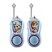 eKids Disney Frozen Chill 'n' Chat Anna & Elsa Character FRS Walkie Talkies Easy to Use & Static Free