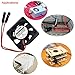 MakerFocus 4pcs Raspberry Pi DC Brushless Cooling Fan Heatsink Cooler Radiator Connector Separating One-to-Two Interface 3.3V 5V for Raspberry Pi 2/Pi 3/3B+ and Pi Zero/Zero W or Other Robot Project