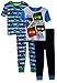 LEGO Ninjago Boys Pajama Set, 4 Piece PJ Set, Long Sleeve, Long Pant,Glow in the Dark