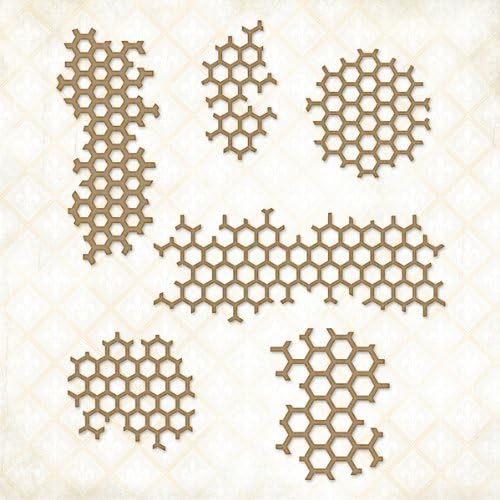 Blue Fern Studio Chipboard Bits of Honey