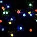 Solar String Lights, Tesla's Outdoor Solar Powered Fairy Bubble Globe String Lights with 8 Lighting Modes for Patio,Lawn,Garden,Wedding,Holidays,Christmas Decoration
