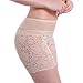 LANBAOSI Women's Rose Floral Lace High Waist Safety Leggings Underwear US 0-8(XXS-L) Skin