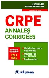 CRPE annales corrigées