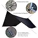 PAMASE 11.5' Waterproof Hexagon Hammock Rain Black Large Fly Sun Shelter for Tent - 1.7 lbs Ripstop Nylon Tarp Shelter for Camping Backpacking Hiking
